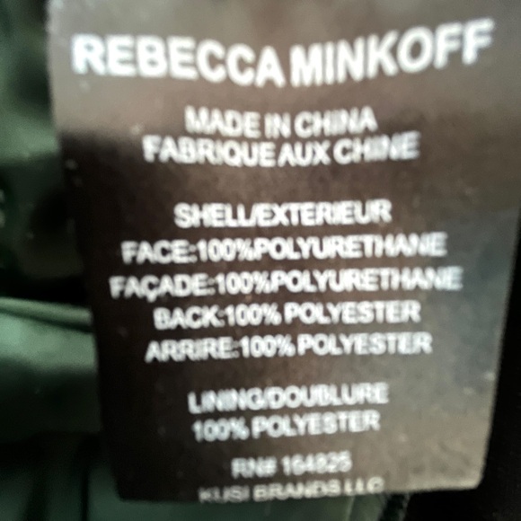 🎀HP 3x🎀 NWT Rebecca Minkoff Quilted Moto Jacket L Black DETAILS 🎀 - Picture 11 of 13